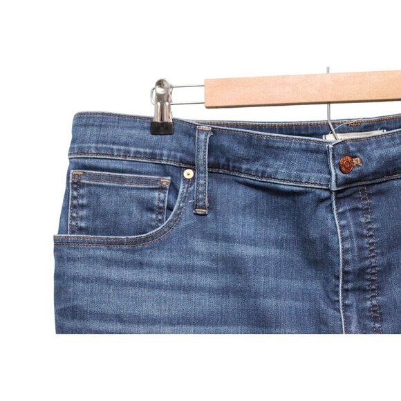 Madewell Jeans Size 36 Curvy High Rise Skinny Stretch Denim Preppy Danny Wash - Picture 5 of 14